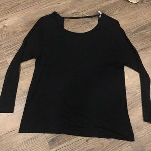 PINK Long Sleeve Tee-Shirt with Cutout